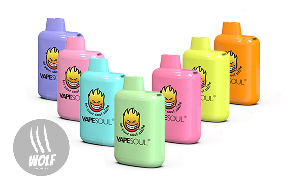 Produtos VapeSoul V-Ghost com 6500 Puffs na Wolf