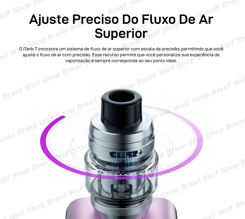 Ajuste Fluxo de ar no Vape Vaporesso GEN SE na Wolf Shop