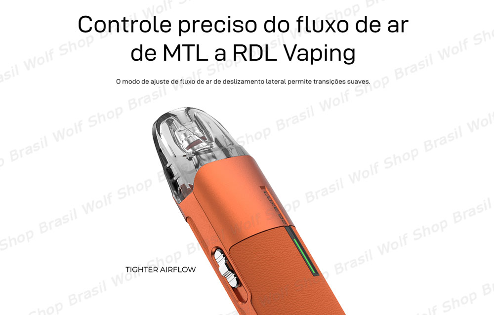 Ajuste MTL a RDL Pod System Vaporesso XROS Luxe Q2 na Wolf Shop