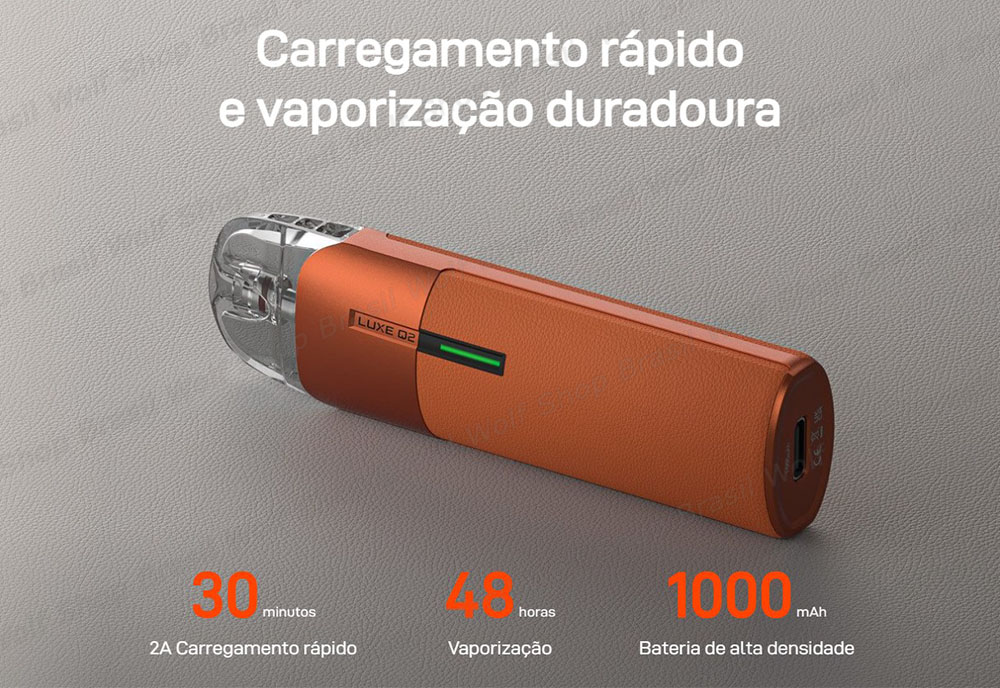 Carregamento e Bateria Pod System Vaporesso XROS Luxe Q2 na Wolf Shop