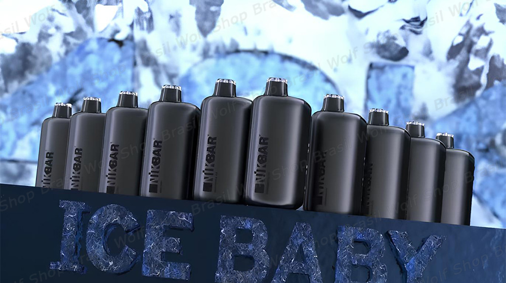 Banner AD Pod Descartável NIKBAR Ice Baby 40K na Wolf Shop Brasil
