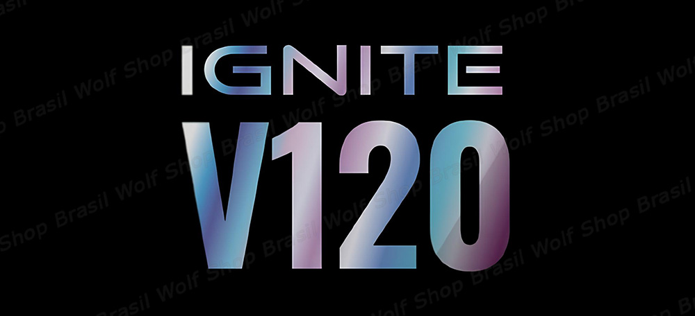 Banner Pod Descartável IGNITE V120 na Wolf Shop Brasil