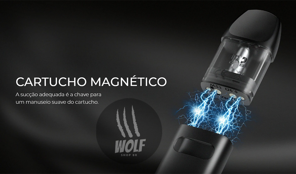 Cartucho Magnético do Podsystem UWELL Caliburn A2 na Wolf