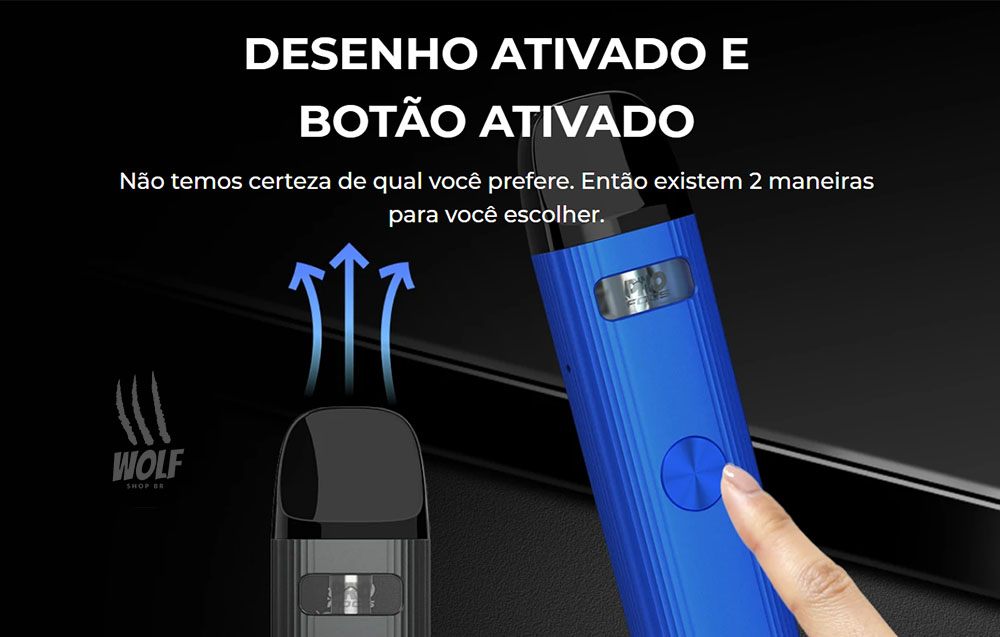 Desempenho do Podsystem UWELL Caliburn G2 na Wolf